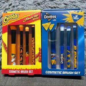 🔥🔥 Cheetos Flamin’ Hot Crunchy and Doritos Cool Ranch Makeup Brushes Set 🔥🔥
